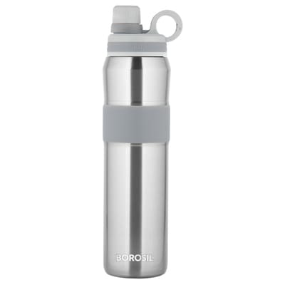Borosil Thirst Steel Bottle & Flask 800Ml