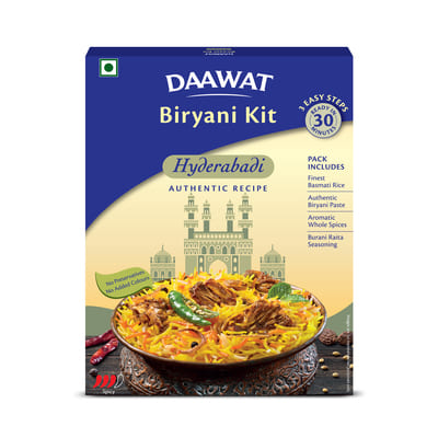 Daawat Hyderabadi Biryani Kit 334 Gm