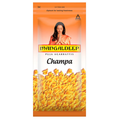 Mangaldeep Ziplock Champa 106 Sticks