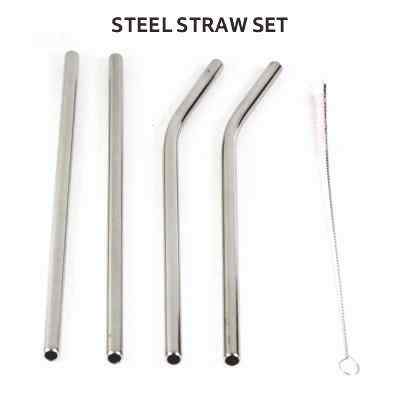 Marvel Steel Straw Set Of 4