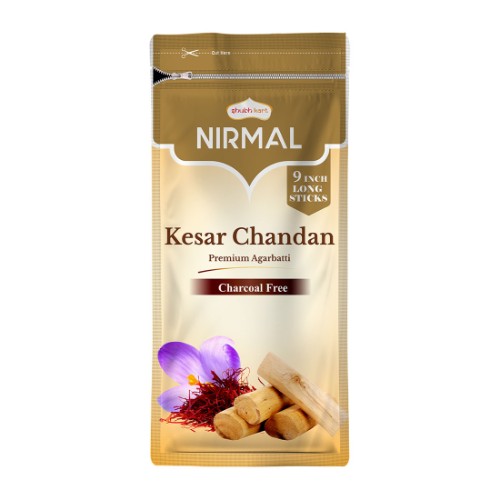 Nirmal Ziplock Kesar Chandan Agarbatti 125 Gm