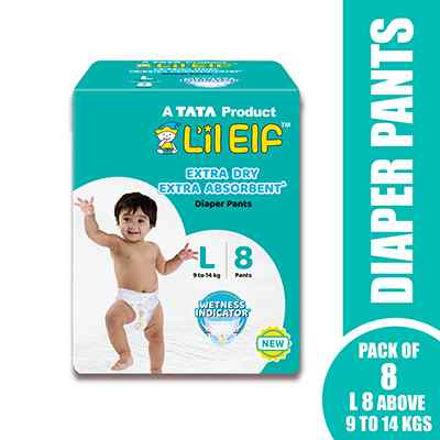 Tata Diaper Pants L 8 Pcs