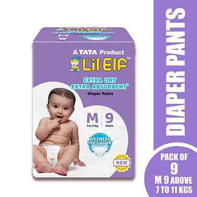 Tata Diaper Pants M 9 Pcs