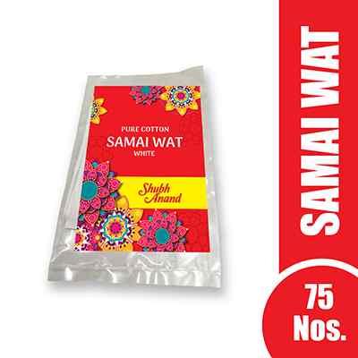 Shubh Anand Samai Wat White 75 Pcs