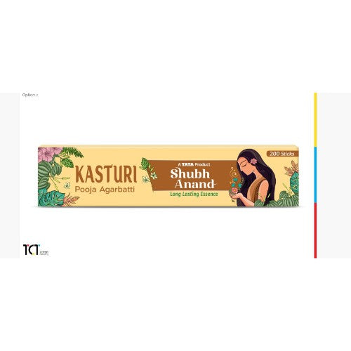 Shubh Anand Kasturi Agarbatti 80 Pcs