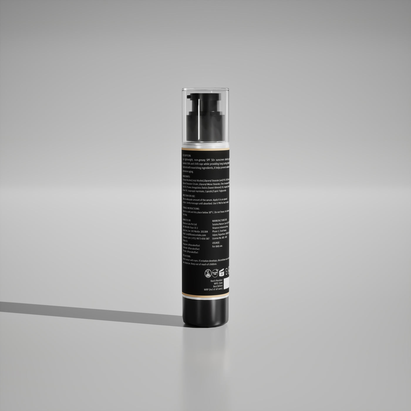 Absolute Moist Multivitamin SPF 50+ Sunscreen by NAKED fact - 50g