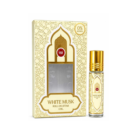 OSR White Musk Alcohol-Free Roll-On Attar - 6 ml