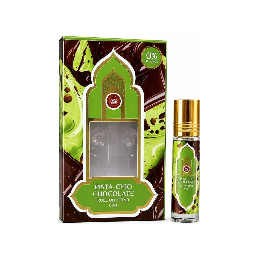 OSR Pista Choco Alcohol-Free Roll-On Attar - 6 ml
