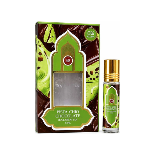 OSR Pista Choco Alcohol-Free Roll-On Attar - 6 ml