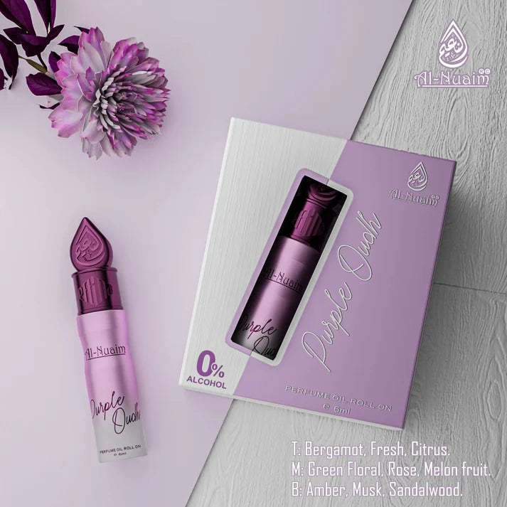 Al Nuaim Purple Oudh 6ml Attar – Long-Lasting Concentrated Perfume Oil
