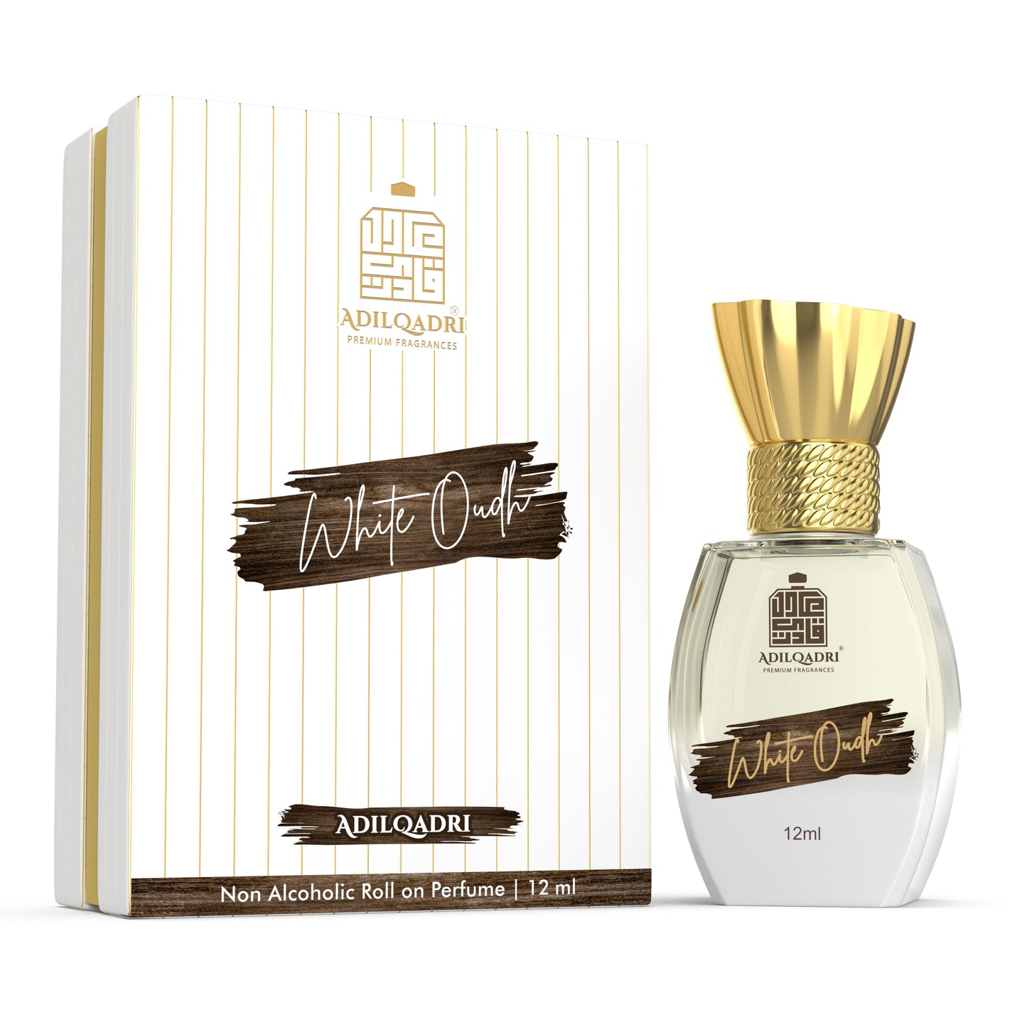 Adil Qadri White Oudh Luxury Attar Perfume 12 ML
