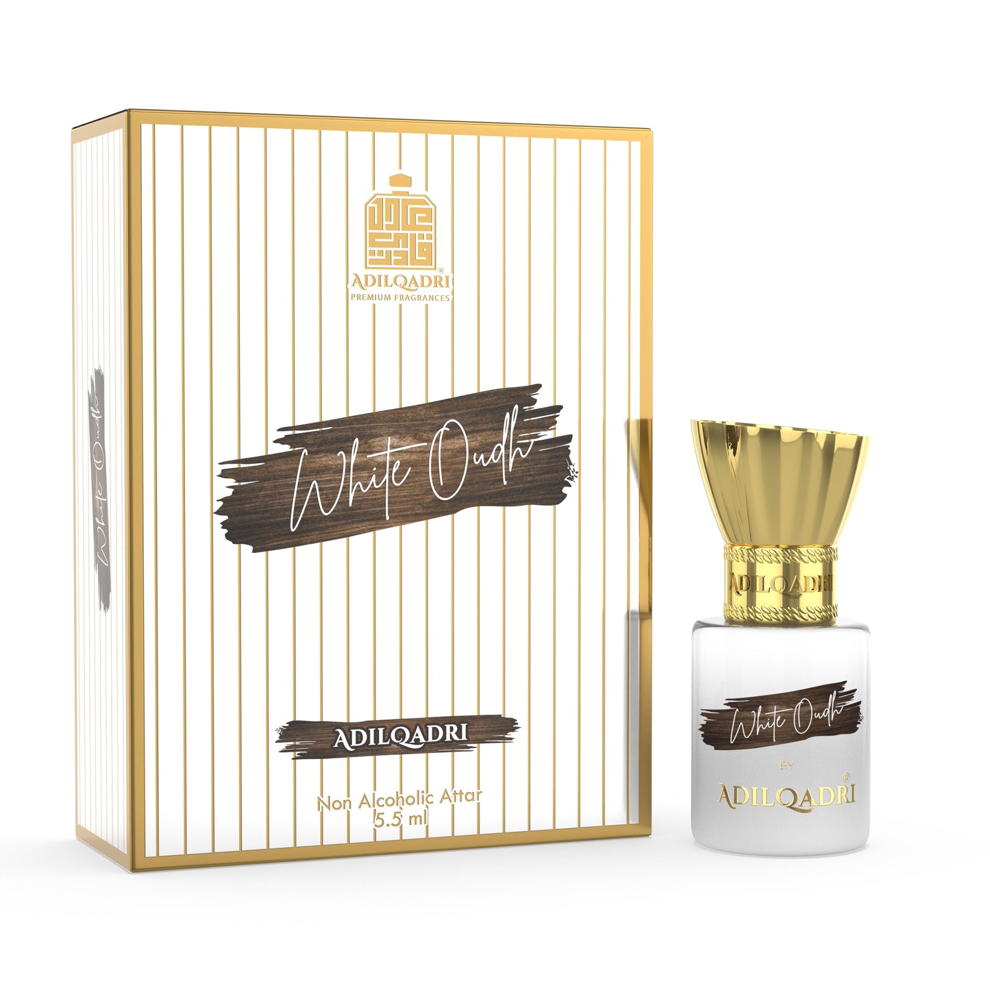 Adil Qadri White Oudh Luxury Attar Perfume 12 ML