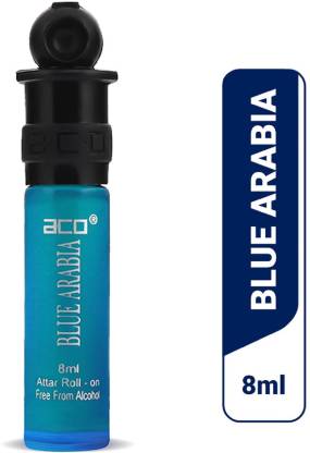 Aco Perfumes Blue Arabia Alcohol - Free Attar Roll On 8ml