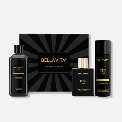 Bellavita CEO Man Black Edition Gift Set