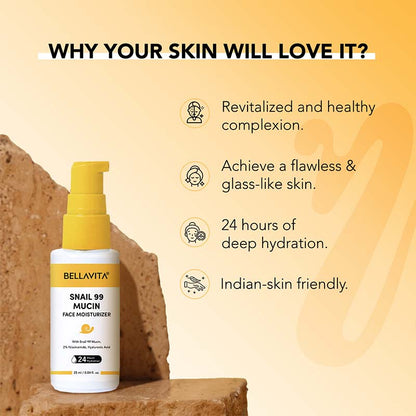 Bellavita Snail Mucin 99 Moisturizer