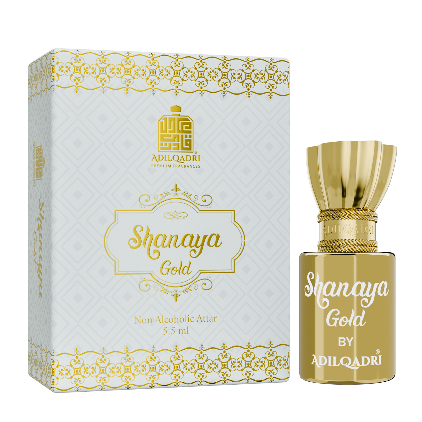 Adil Qadri Shanaya Gold Luxury Attar Perfume 5.5 ML