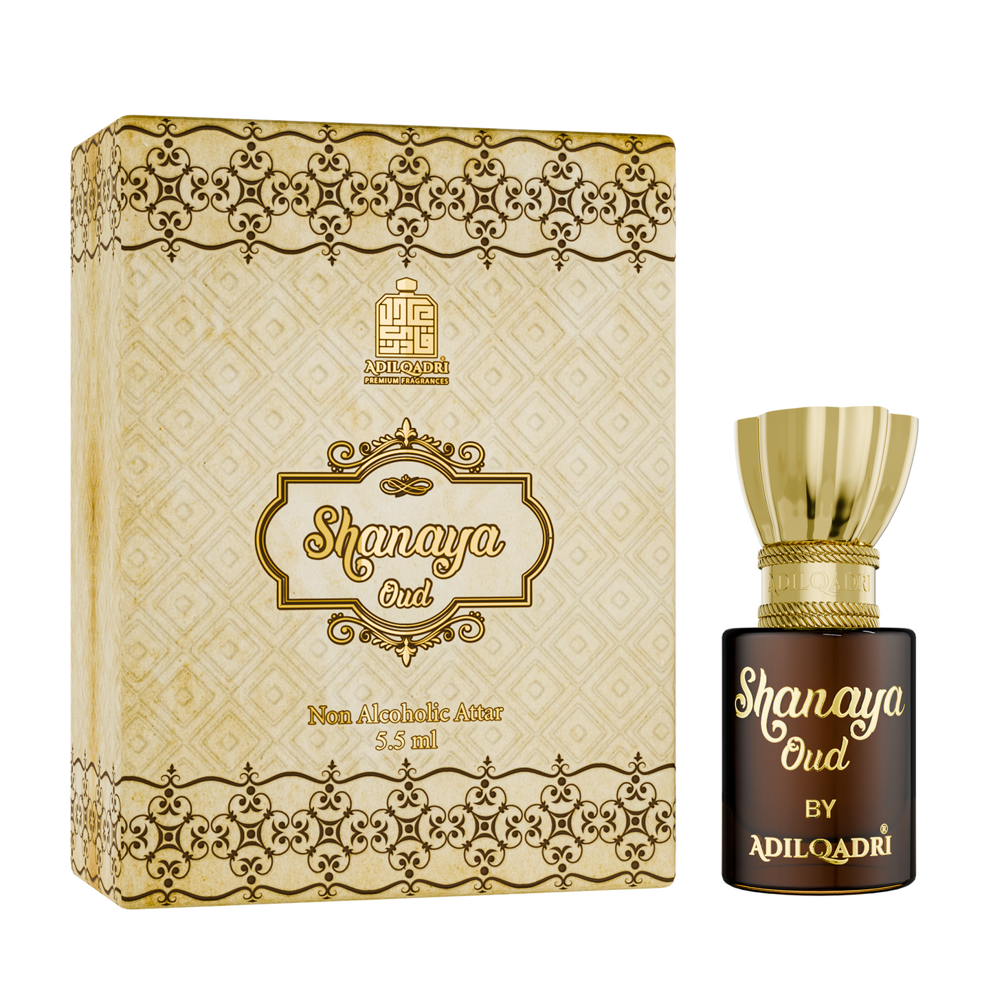 Adil Qadri Shanaya Oud Luxury Attar Perfume 12 ML