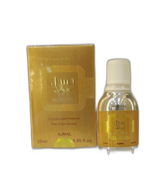 Ajmal Sandal Gold for Men and Women, 25 ml