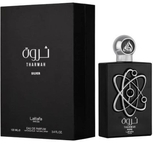Lattafa THARWAH SILVER Eau de Parfum - 100 ml  (For Men & Women)