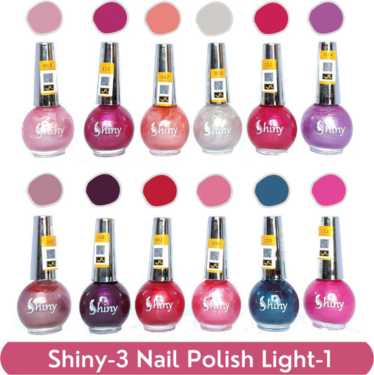 Shop Shiny Light- 1 Nail Polish Shiny- 3 (Pack of 12, 8ML Each)