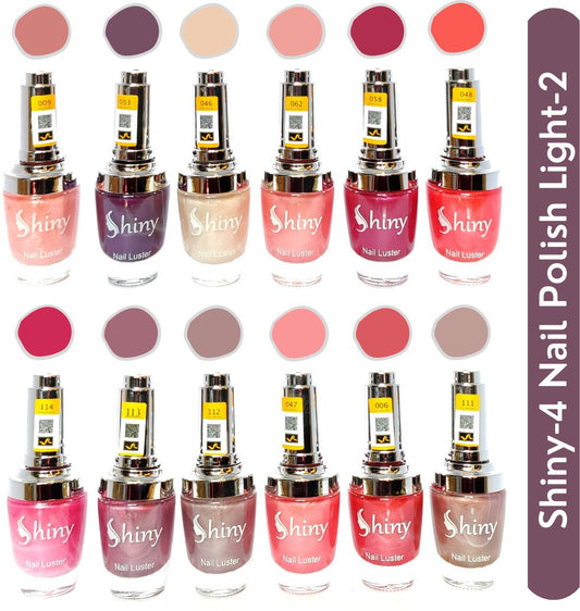 Shop Shiny Light- 2 Nail Polish Shiny-  4 (Pack of 12, 9.9ML Each)