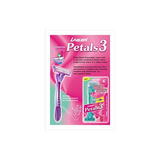Laser Petals 3 Triple Blade Razor