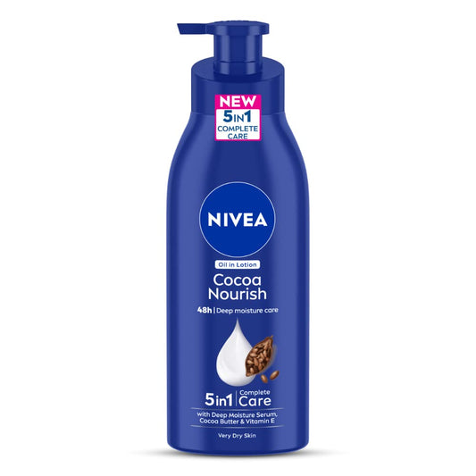 Nivea Body Lotion For Very Dry Skin, Cocoa Nourish, With Coconut Oil & Cocoa Butter, For Men & Women, 400 ml