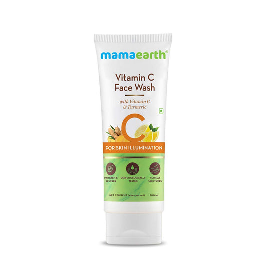 Vitamin C Face Wash with Vitamin C and Turmeric for Skin Illumination
