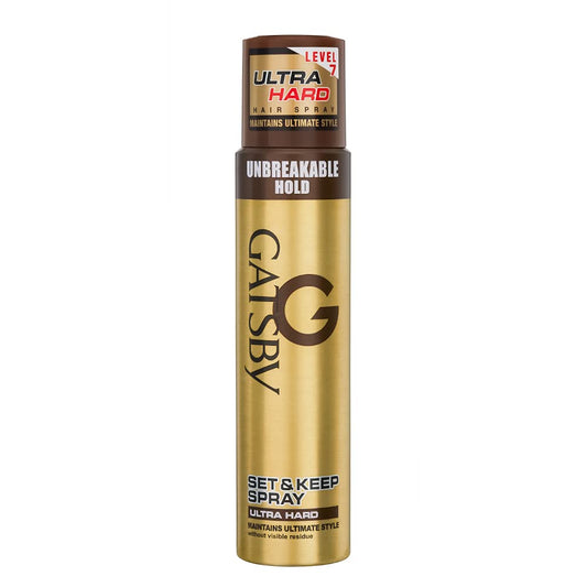 Gatsby Level 7 Ultra Hard Set & Keep Hair Spray 250 ml