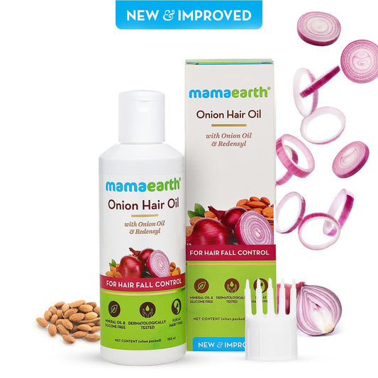 Onion Hair Oil for Hair Regrowth and Hair Fall Control