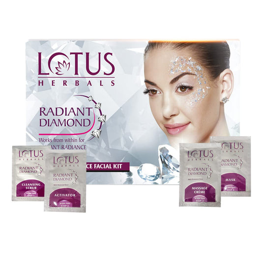 Lotus Herbals Radiant Diamond Cellular Radiance 1 Facial Kit 37 Gm
