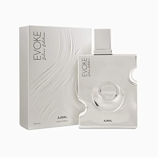 Ajmal Evoke Silver Edition Him Edp Woody Perfume For Men (90 ml)