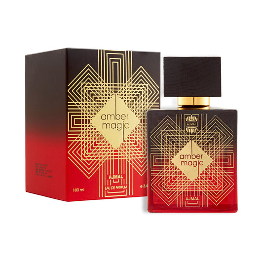 Ajmal Amber Magic Edp Woody Perfume For Men (100 ml)