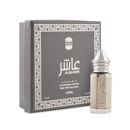 Ajmal Asher Concentrated Oriental Perfume Free From Alcohol For Unisex (12 ml)