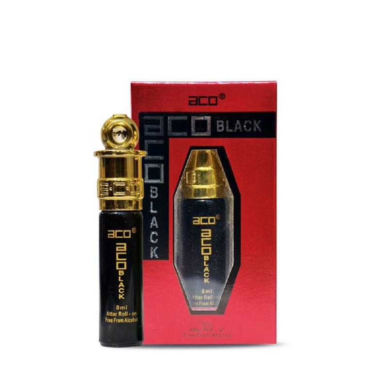 Shop Aco Black Alcohol Free Premium Attar 8ML