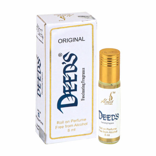 Shop Almas Attar  DEEDS WHITE | Economy Ittar | Alcohol Free Perfume Oil 8ML