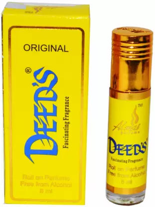 Shop Almas Attar  DEEDS YELLOW | Economy Ittar | Alcohol Free Perfume Oil 8ML