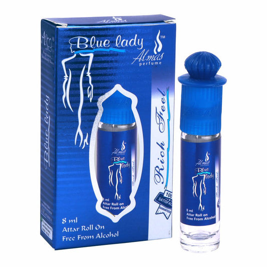 Shop Almas Attar  BLUE LADY | Taj Ittar | Alcohol Free Perfume Oil 8ML
