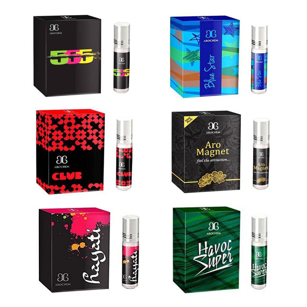 Shop Arochem Ramzan Kareem Special 6ML Attars Giftset (Pack of 6)