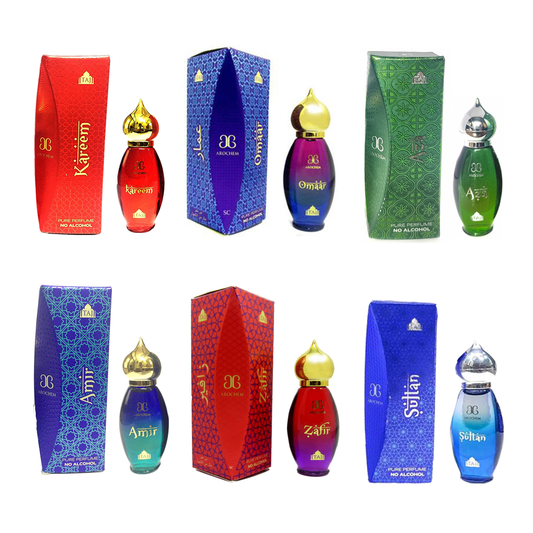 Arochem Ramadan Kareem Special 9ML Attars Giftset (Pack of 6)