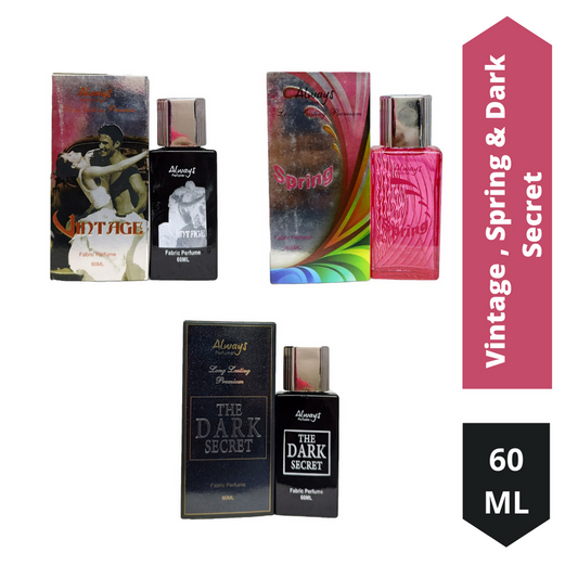 Shop Always Spring, Dark Secret and Vintage 60ML Each (Pack of 3)