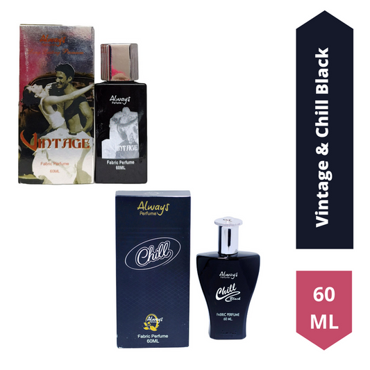 Shop Always Vintage and Chill Black Perfume 60ML Each (Pack of 2)