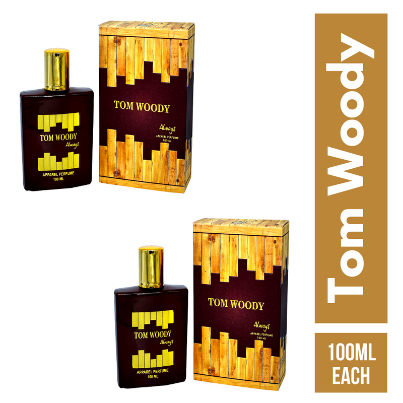 Always Tom Woody Perfume 100ML Each (Pack of 2)
