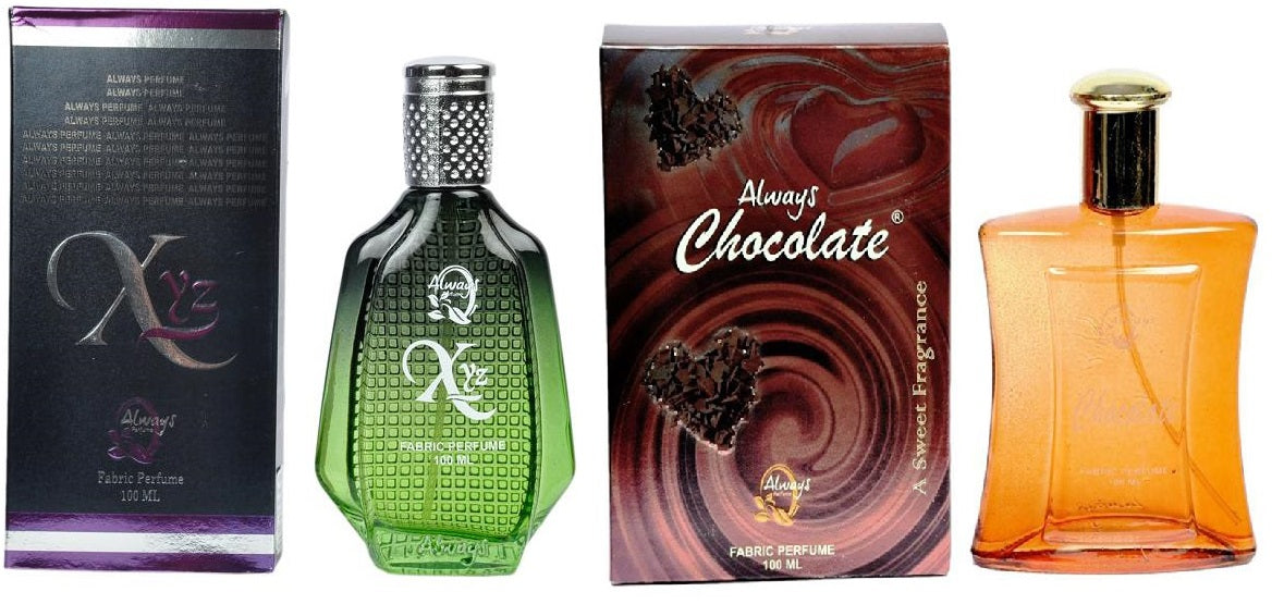 Always XYZ & Chocolate Perfume 100ML Each (Pack of 2)