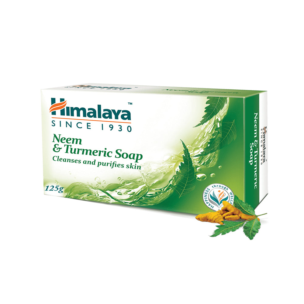 Shop Himalaya Neem & Turmeric Soap 125GM