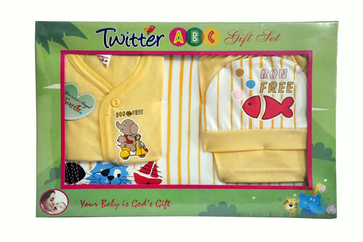 Shop Marvel 100% Cotton New Born Gift Set of 4 Pcs Regular 0-3 Months