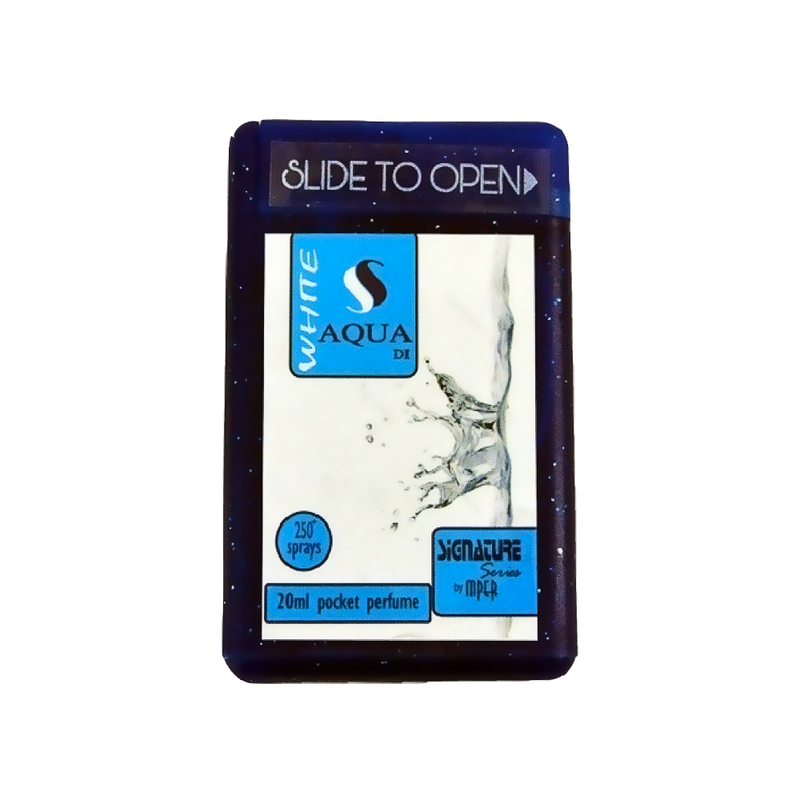 Shop Madni White Aqua Pocket Perfumes 250 Sprays