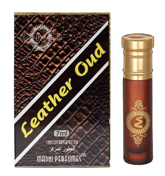 Shop Madni Leather Oud Attar 7ML