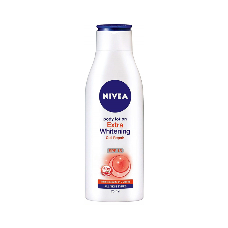 Nivea Extra Whitening Cell Repair Body Lotion - SPF 15 75ml
