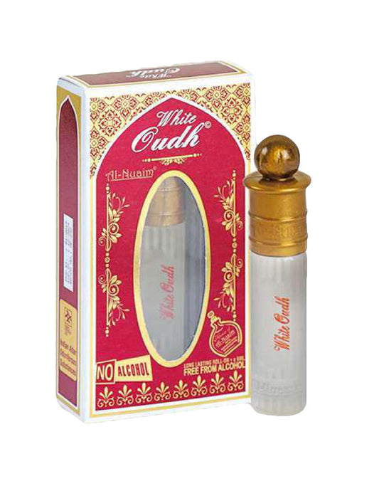 Al-Nuaim White Oudh Alcohol Free Attar  6ML